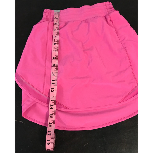 Lululemon Hotty Hot Sonic Pink High-Rise Skirt *Long (W8AF4T) - Size 0 - Picture 11 of 11
